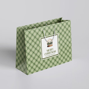Sacola Para Presentes Grande Saco de Presente de Natal Escandinavo Elegante Neu