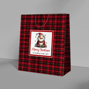 Sacola Para Presentes Grande Saco de Presente de Natal Excêntrico Papai Noel De
