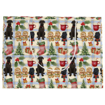Saco de Presente de Natal Giant Schnauzer