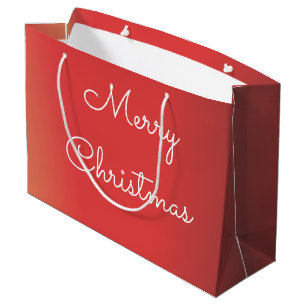 Sacola Para Presentes Grande Saco De Presente De Natal Moderno Com Alças