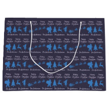 Saco de Presente de Natal Personalizado - Silhueta