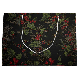Sacola Para Presentes Grande Saco de Presente de Natal Vermelho Vitoriano