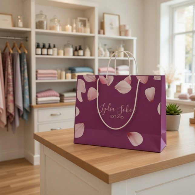 Sacola Para Presentes Grande Saco de Presente de Papel Personalizado Elegante c (Criador carregado)