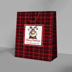 Sacola Para Presentes Grande Saco de Presente do Papai Noel Excêntrico Natal Di