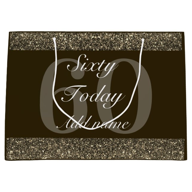 Sacola Para Presentes Grande Saco de presente especial de aniversário personali (Frente)