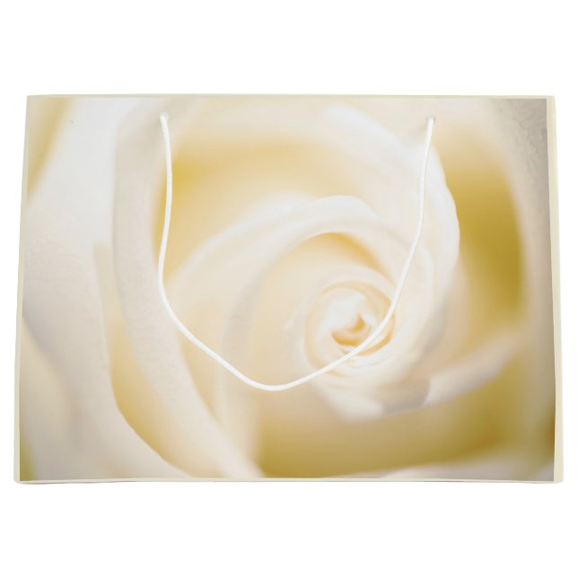 Sacola Para Presentes Grande Saco de Presente Estampa Rosa Suave (Frente)