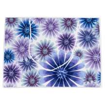 Saco de presente floral de lavanda