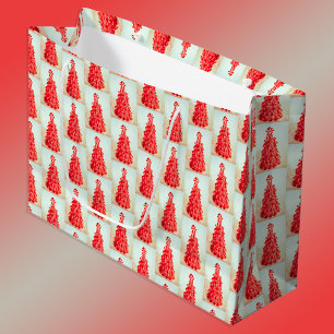 Sacola Para Presentes Grande Saco de Presente Grande da Árvore Pepperminta