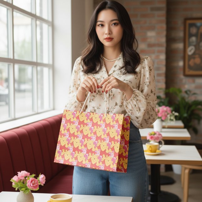 Sacola Para Presentes Grande Saco de Presente Grande de Amigos (Criador carregado)