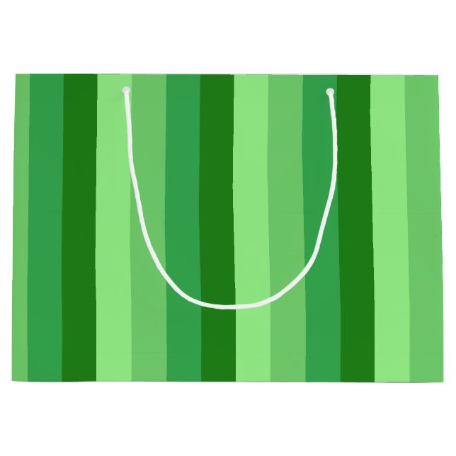 Sacola Para Presentes Grande Saco de Presente Grande de Grama Verde (Frente)