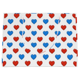 Sacola Para Presentes Grande Saco de Presente Grande em Forma de Coração Elegan