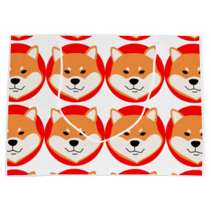 Sacola Para Presentes Grande Saco de Presente Grande Original Shiba Inu