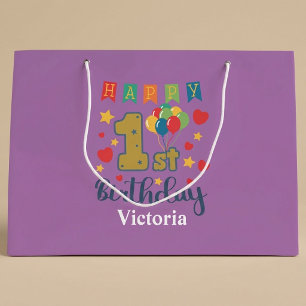 Sacola Para Presentes Grande Saco de Presente Grande Personalizado Feliz Aniver