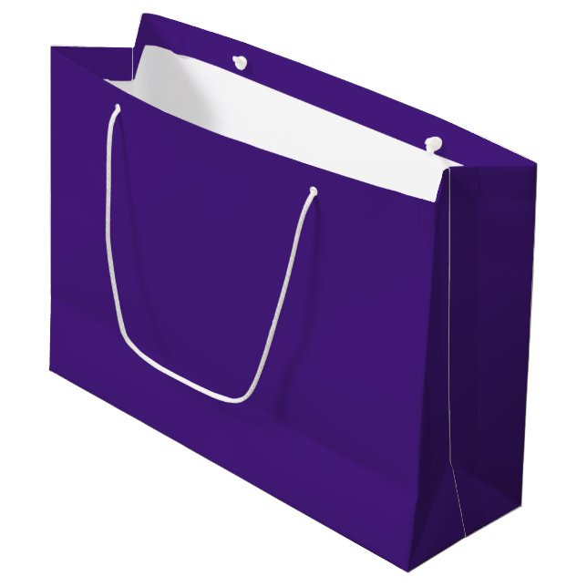 Sacola Para Presentes Grande Saco de Presente Grande Roxo Monstro (Frente inclinada)