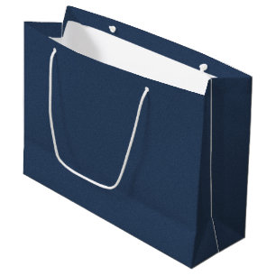 Sacola Para Presentes Grande Saco De Presente Grande Texturizado Azul Elegante