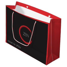 Sacola Para Presentes Grande Saco de Presente Grande Vermelho Zen
