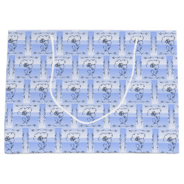 Sacola Para Presentes Grande Saco de Presente Horizontal Periwinkle de Beleza F