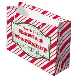 Sacola Para Presentes Grande Saco de Presente Infantil do Polo Norte do Natal