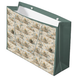 Sacola Para Presentes Grande Saco de Presente Islâmico - desenho de Mesquita