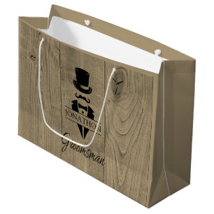Sacola Para Presentes Grande Saco de Presente Médio para Padrinhos de Casamento