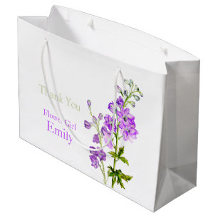 Sacola Para Presentes Grande Saco de presente para menina de flores de casament