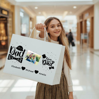 Sacola Para Presentes Grande Saco de Presente Personalizado para o Dia dos Pais
