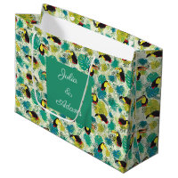 Saco de Presente Toucans Branco