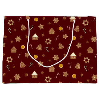 Sacola Para Presentes Grande Saco de presentes de pão de conserva