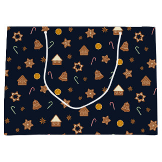 Sacola Para Presentes Grande Saco de presentes de pão de conserva