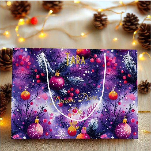 Sacola Para Presentes Grande Saco de presentes grande personalizado com festivo (Criador carregado)