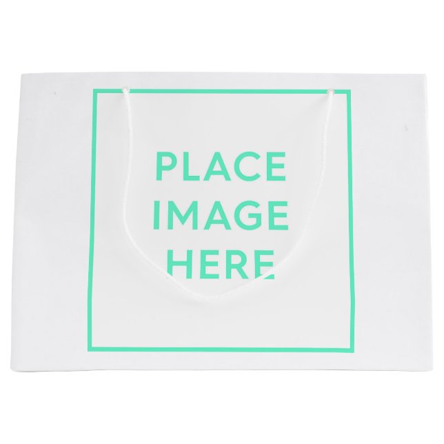 Sacola Para Presentes Grande Saco de presentes personalizado - Grande, brilhant (Frente)