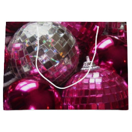 Sacola Para Presentes Grande Saco de presentes Rosa Baubles