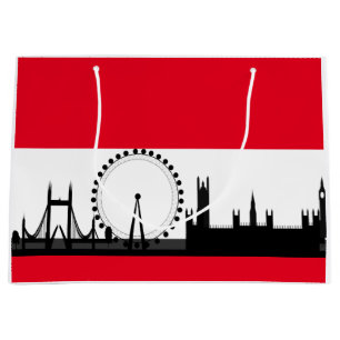 Sacola Para Presentes Grande Saco do presente de Inglaterra da roda de Ferris