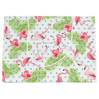 Sacola Para Presentes Grande Saco do presente do flamingo