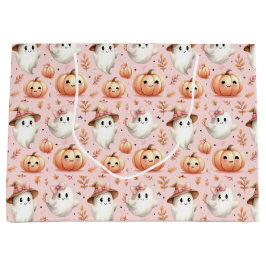 Sacola Para Presentes Grande Saco do Presente do Halloween Rosa