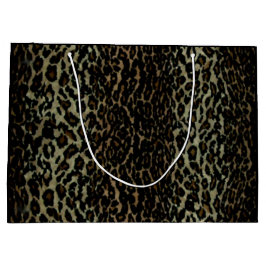 Sacola Para Presentes Grande Saco do presente do impressão do leopardo grande