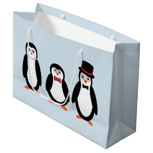 Sacola Para Presentes Grande Saco do presente do pinguim