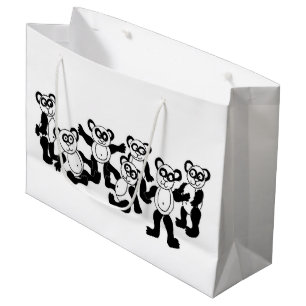 Sacola Para Presentes Grande saco do presente dos amigos da panda