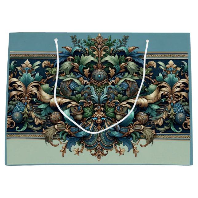 Sacola Para Presentes Grande Saco do Presente Elegante e Festivo (Frente)