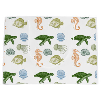 Sacola Para Presentes Grande Saco do Presente Marítimo