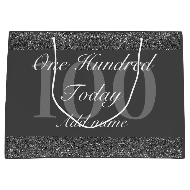 Sacola Para Presentes Grande Saco especial de presente de aniversário personali (Frente)