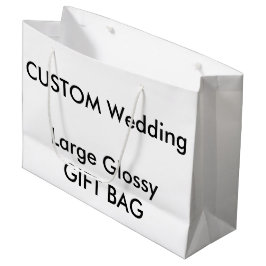 Sacola Para Presentes Grande Saco LUSTROSO feito sob encomenda GRANDE 12,5" x