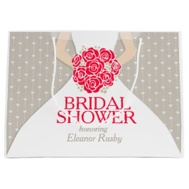 Sacola Para Presentes Grande Saco personalizado noiva do presente do chá de