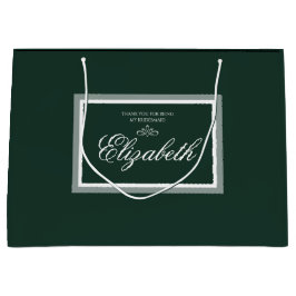 Sacola Para Presentes Grande Saco verde-grande de presente