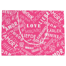 Sacola Para Presentes Grande Sacolinha de Presente de Amor Escolha a Cor