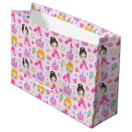 Sacola Para Presentes Grande Sacolinha de Presente Princesinha