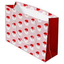 Sacos de presentes de Natal do Papai Noel fofos