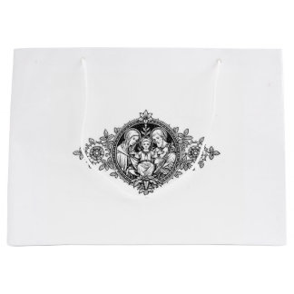 Sacola Para Presentes Grande Sagrada Família Presente Bag