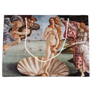 Sacola Para Presentes Grande Sandro Botticelli - Nascimento de Vênus