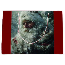 Sacola Para Presentes Grande Santa